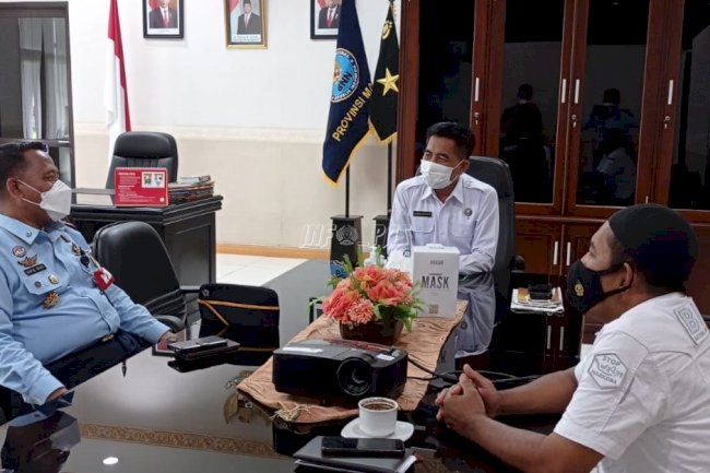 Perkuat Sinergi, Kalapas Ambon Sambangi BNNP Maluku