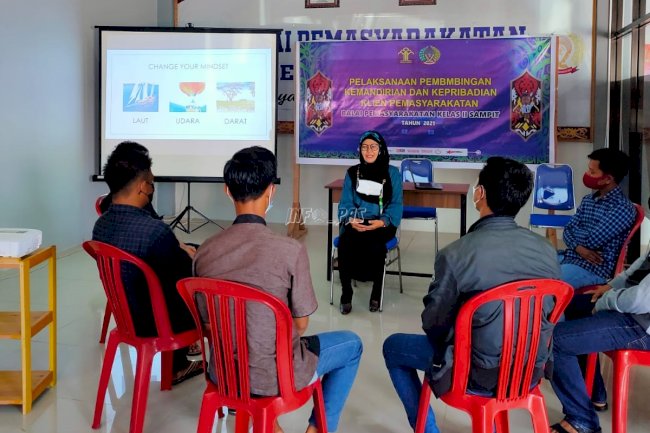 Gandeng Pokmas Lipas, Bapas Sampit Gelar Bimbingan Kepribadian Klien