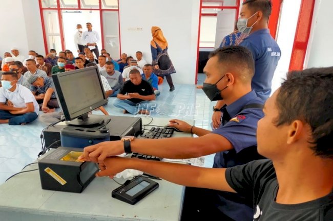 WBP Lapas Namlea Lakukan Perekaman KTP-el