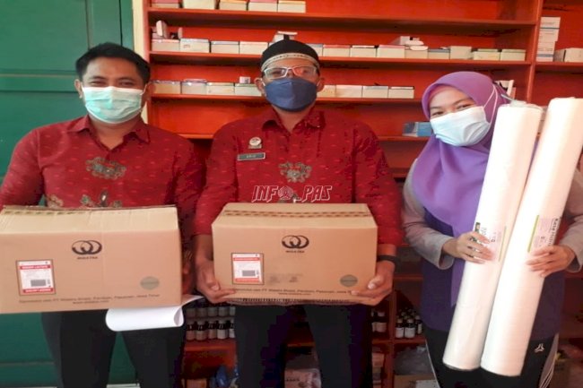 Bantuan Obat-obatan, Buah Sinergi Lapas Sampit- Pemkab Kotim