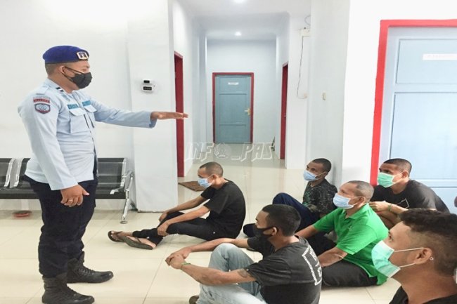 WBP Baru di Lapas Saparua Diminta Cepat Beradaptasi