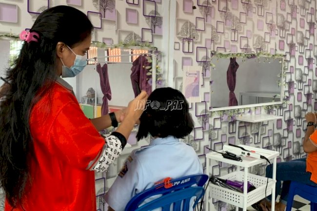 Gali Potensi WBP, LPP Ambon Sediakan Salon Kecantikan