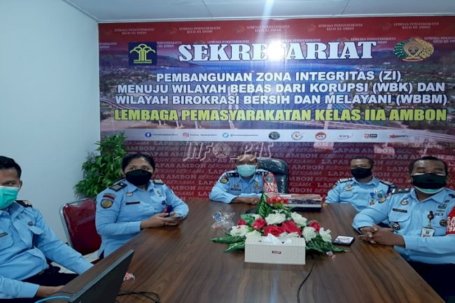 Lapas Ambon Terus Berbenah Demi Sukseskan Pembangunan ZI