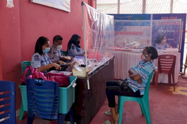 WBP LPP Ambon Tetap Nikmati Layanan Video Call & Penitipan Barang 