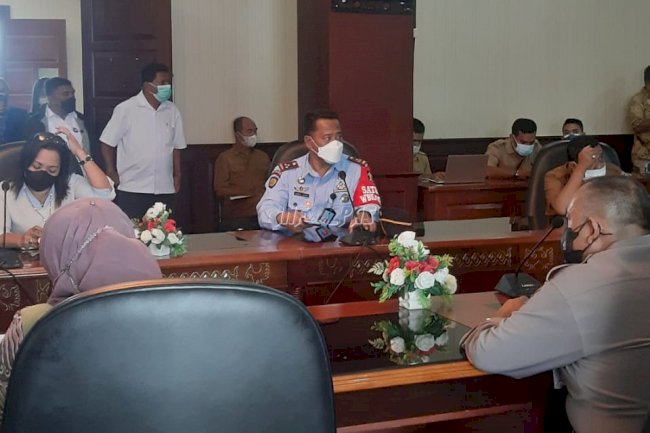 Kalapas Ambon Bahas Persiapan Upacara Pemberian RU bersama Sekot Ambon