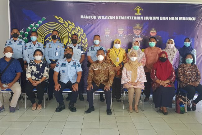 Kedatangan Ombudsman Perwakilan Maluku, Karutan Paparkan Layanan di Rutan Masohi