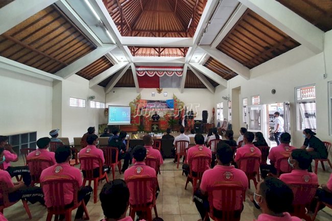 Peserta Rehabilitasi Narkotika Lapas Tabanan Dapat Penguatan & Bantuan Sosial