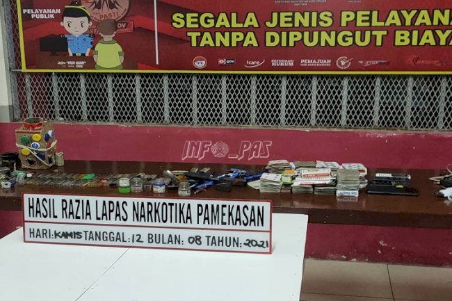 Ciptakan Kondisi Aman & Tertib, Petugas LPN Pamekasan Sidak WBP