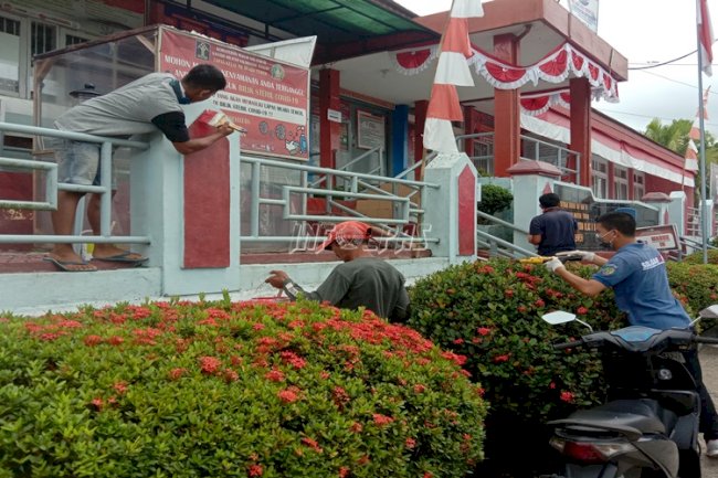Bangunan Lapas Muara Teweh Dipercantik, Lebih Baru & Menarik