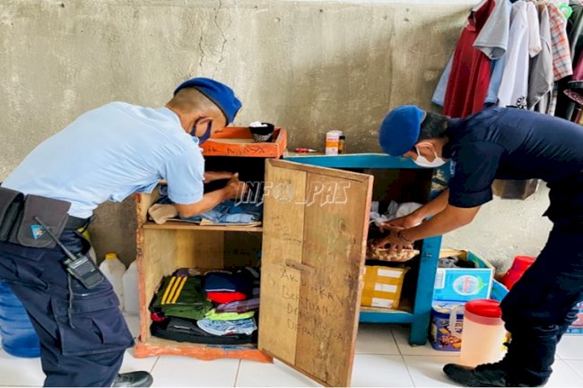 Petugas Lapas Geser Sidak WBP, Nihil Benda Terlarang