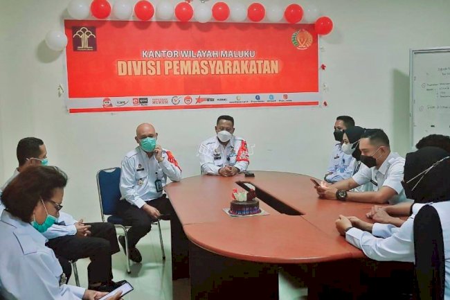 Divpas Maluku Lakukan Evaluasi Pelaksanaan Remisi Umum 2021