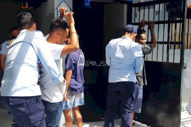 Geledah Kamar Hunian WBP, Komitmen Rutan Ambon Bebas Halinar