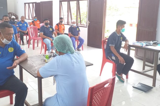 Lapas Piru Gandeng Puskesmas Piru Fasilitasi Medical Check Up bagi WBP