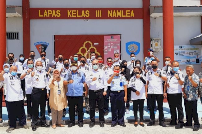 Pimti Kanwil Maluku Sambangi Lapas Namlea