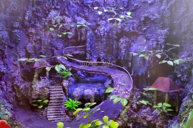 Gentong Pemandangan Alam Karya WBP Rutan Batang Bernilai Jutaan Rupiah