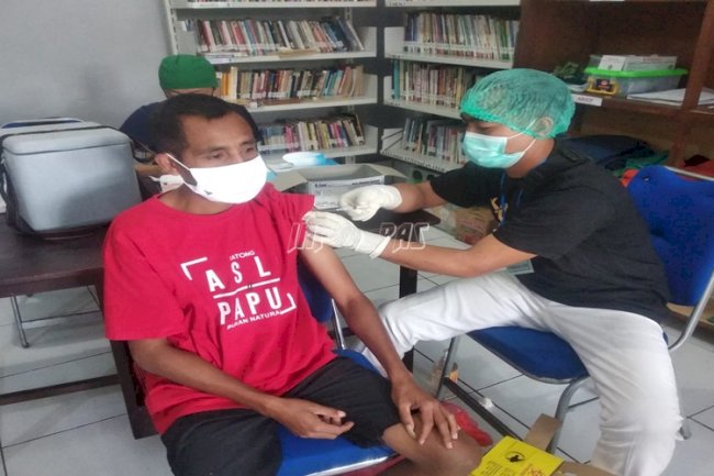 147 WBP Rutan Bangli Sukses Divaksin Dosis Kedua