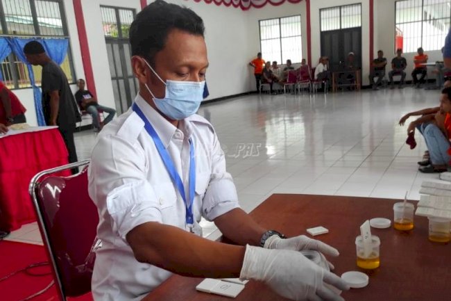 Dites Urine, Narapidana Lapas Ambon Negatif Narkoba