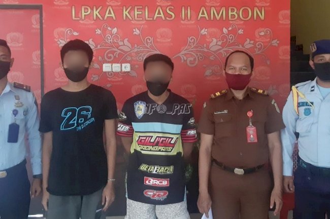 LPKA & Lapas Ambon Terima Anak & Narapidana dari Kejari Ambon