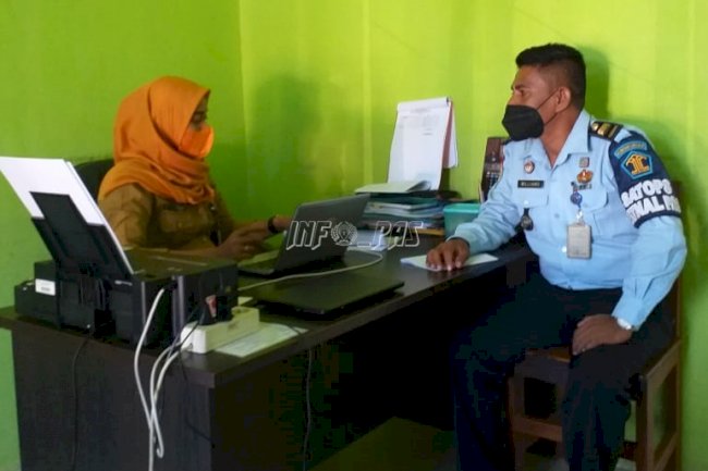 Uji Laik Hyegiene Sanitasi Jasa Boga, Lapas Piru Gandeng Dinkes SBB 