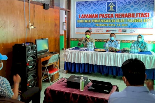 Klien Narkoba Bapas Palangka Raya Ikuti Pasca Rehabilitasi