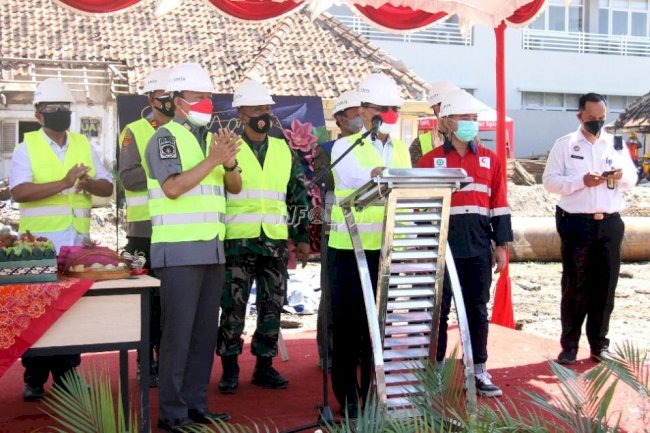 Kakanwil Jateng Lakukan Groundbreaking Pembangunan Rutan Semarang