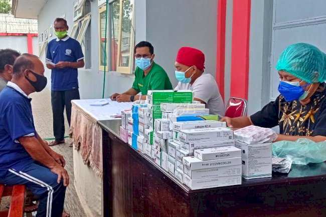 Lapas Saumlaki Konsisten Jamin Kesehatan WBP Melalui Posbindu