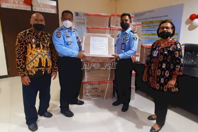 Terima Ribuan Alat Tes Urine, Divpas Maluku Siap Gerilya Berantas Narkoba