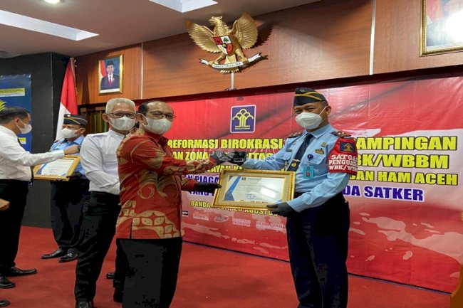  Diusulkan Ikuti Desk Evaluasi TPN, LPKA Banda Aceh Raih Penghargaan