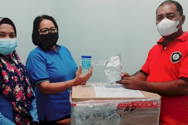UPT Pemasyarakatan Maluku Terima Alat Tes Urine dari Ditjenpas