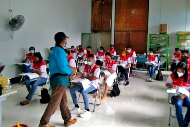 20 Klien Bapas Ambon Ikuti Uji Kompetensi dan Sertifikasi Tanaman Hidroponik