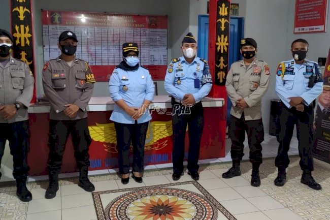 Bangun Sinergi, Plt. Karutan Ambon Sambangi Koramil 1504/01 & Polsek Baguala