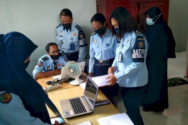 Petugas Bapas Ambon Disidak Satops Patnal, Ini Pesan Kabapas