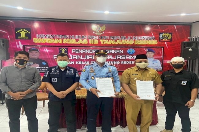 Rutan Tanjung Redeb-BNNK Berau Sepakati PKS Pencegahan Peredaran Narkoba