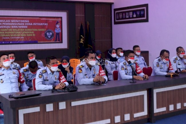 Ikuti Penguatan ZI, Lapas Padang Optimis Maju ke Penilaian TPN