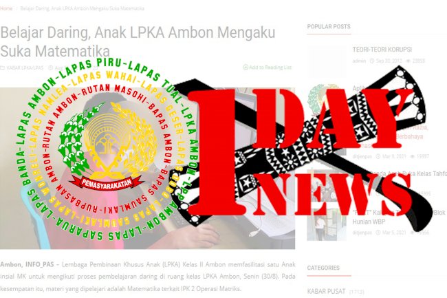 Pemberitaan PAS Maluku Meningkat Sejak Penerapan One Day One News