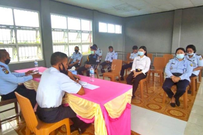 Optimalisasi Kinerja, Lapas Wonreli Lakukan Evaluasi dan Monitoring