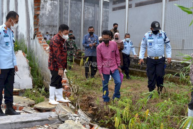 Tembok Lapas Sarolangun Roboh, Kakanwil Jambi Instruksikan Pengamanan Diperketat