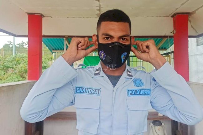 Lapas Piru Perkuat Prokes Lawan COVID-19