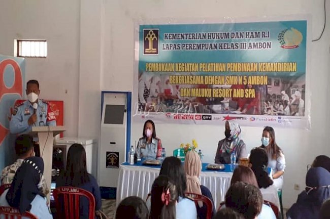 Buka Pelatihan di LPP Ambon, Ini Pesan Plt. Kadivpas Maluku