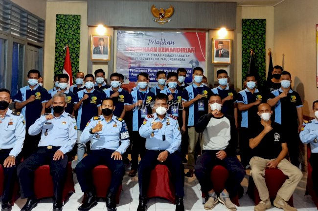 Lapas Tanjungpandan Berikan Pelatihan Life Skill bagi WBP