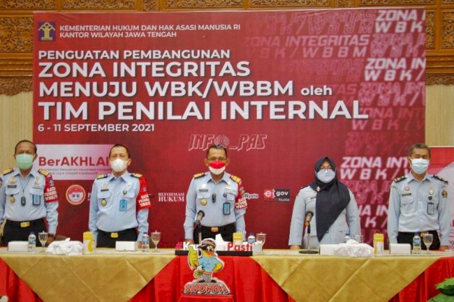 Lapas Semarang Makin Mantap Melangkah Menuju Wilayah Bebas dari Korupsi