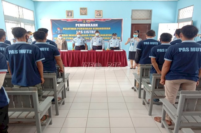 Lapas Muara Teweh Bekali WBP dengan Pelatihan Las Listrik