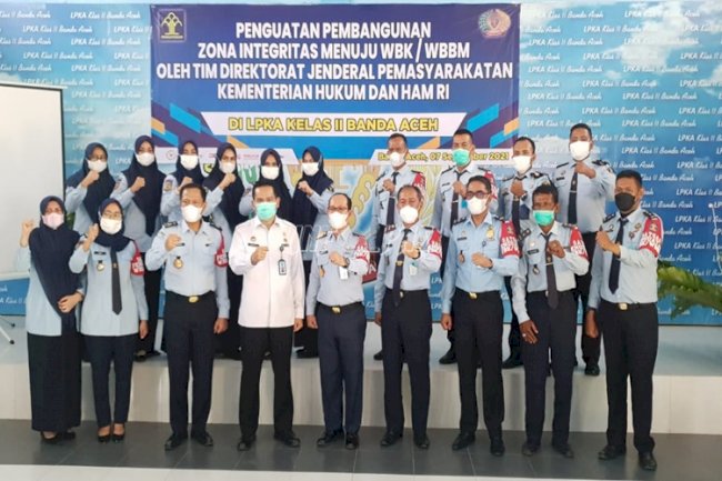 Dapat Penguatan ZI, LPKA Banda Aceh Siap Raih WBK