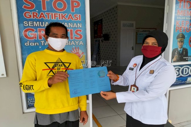 APK Bapas Pangkalan Bun Lakukan Penerimaan Klien PB