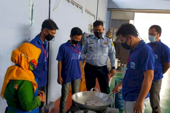 Bentuk SDM Unggul, Napi Lapas Cilegon Dibekali Keterampilan Tata Boga