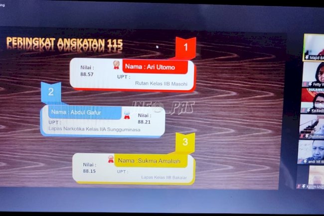 CPNS Rutan Masohi Raih Peringkat I Latsar