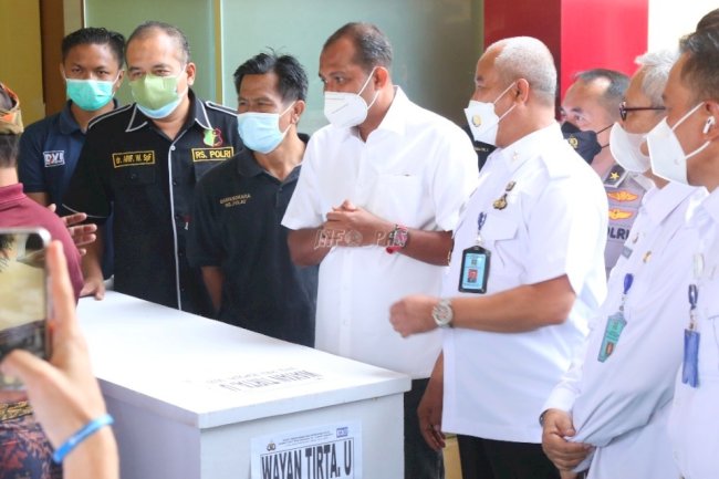 Serah Terimakan Jenazah, Wamenkumham: Duka Cita Mendalam Kami atas Kehilangan Keluarga Korban