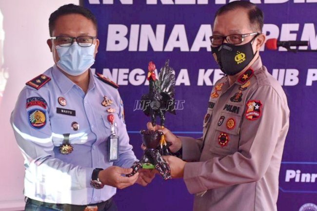 Penutupan Rehab Medis dan Sosialisasi P4GN Rutan Pinrang Dihadiri Langsung Kepala BNNP Sulsel