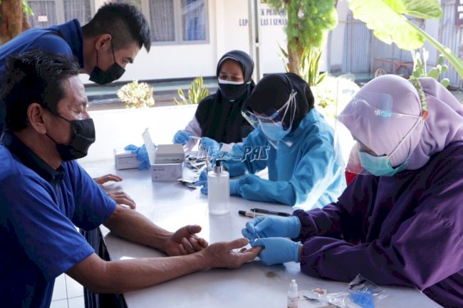 Gandeng Dinkes, Lapas Semarang Gelar Pemeriksaan HIV bagi WBP