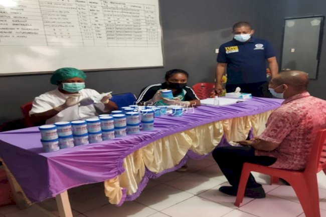 Petugas & WBP Dites Urine, Hasilnya Negatif Narkoba